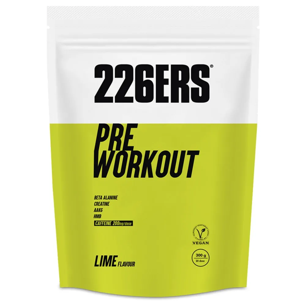 226ERS Pre-workout Pulver Koffein Lime 300g, Clear, One Size