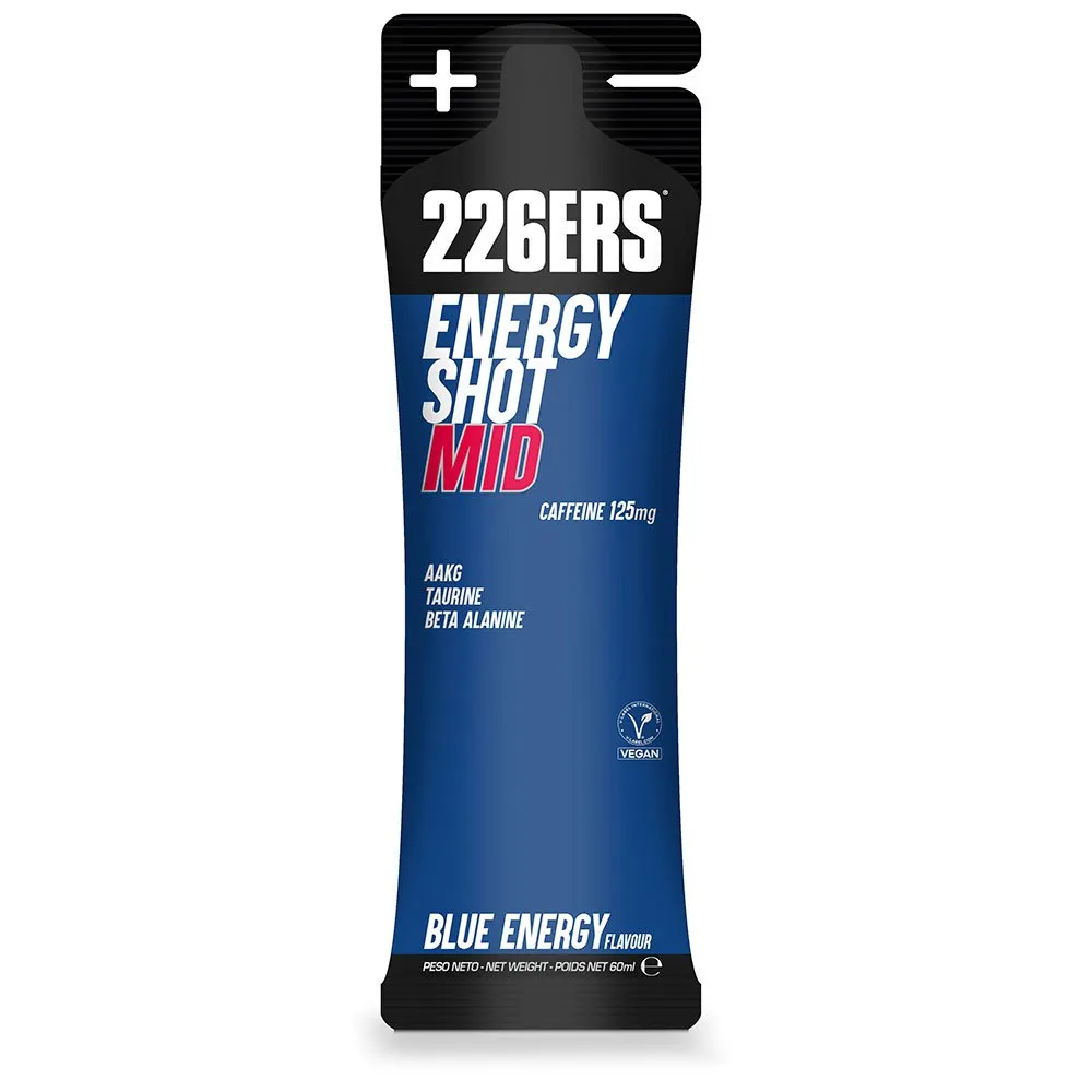 226ERS Shot Mid125mg Caff Energidryck Engångsdos Förpackning Blå Energi 60ml 24 Enheter, One size 226ERS Shot Mid125mg Caff Energidryck Engångsdos Förpackning Blå Energi 60ml 24 Enheter, One size