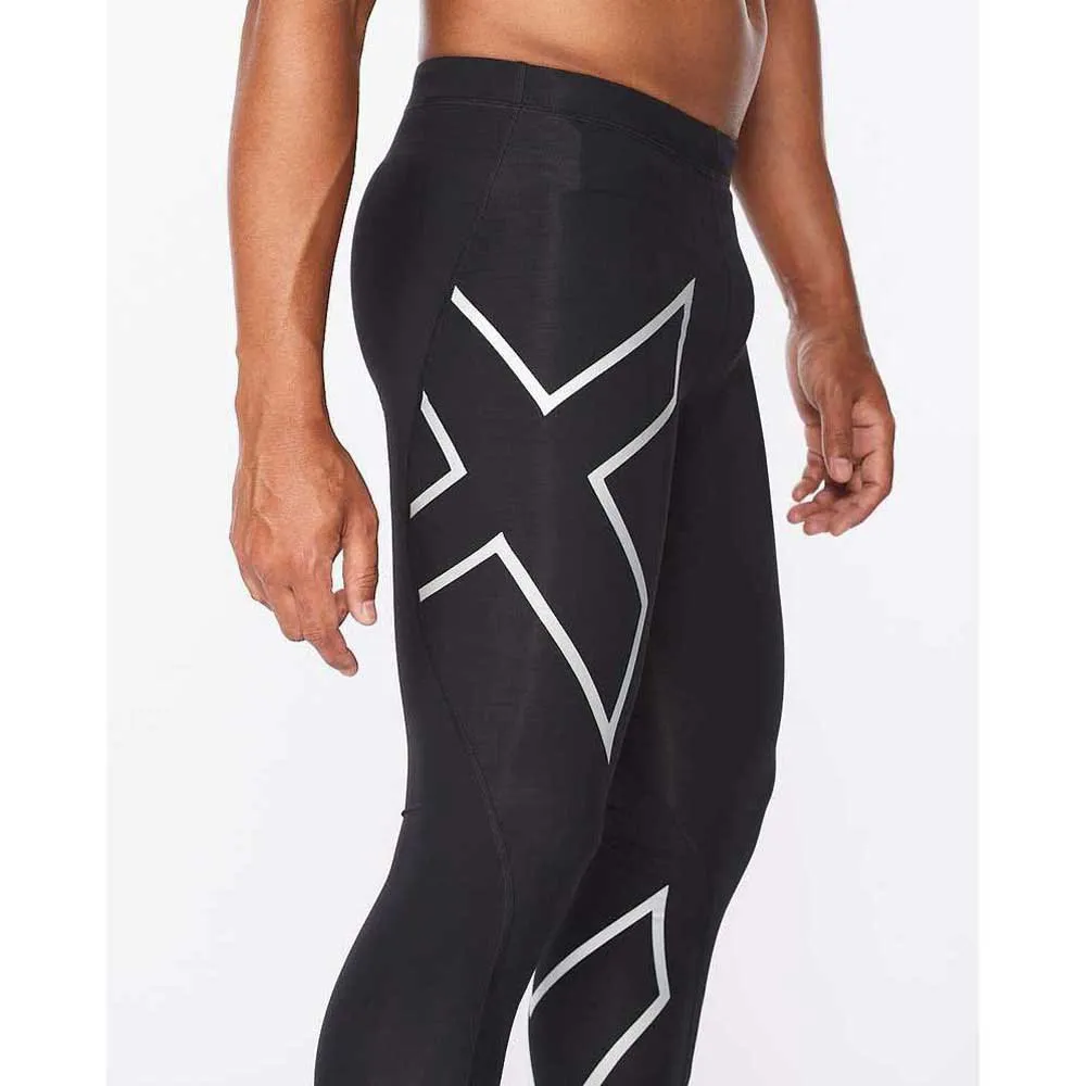 2XU Accelerate 3/4 Leggings male, Black / silver, Regular