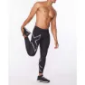 2XU Accelerate 3/4 Leggings male, Black / silver, Regular