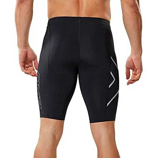 2XU Accelerate Compression Korta Leggings male, Black / tango 2XU Accelerate Compression Korta Leggings male, Black / tango