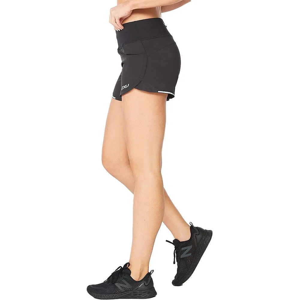 2XU Aero 4 ´´ Shorts female, Black / silver reflective 2XU Aero 4 ´´ Shorts female, Black / silver reflective
