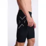 2XU Aero Compression Korta Leggings male, Black / silver reflective