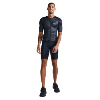 2XU Aero Hex Tri Halv Dragkedja Kortärmad T-shirt male 2XU Aero Hex Tri Halv Dragkedja Kortärmad T-shirt male