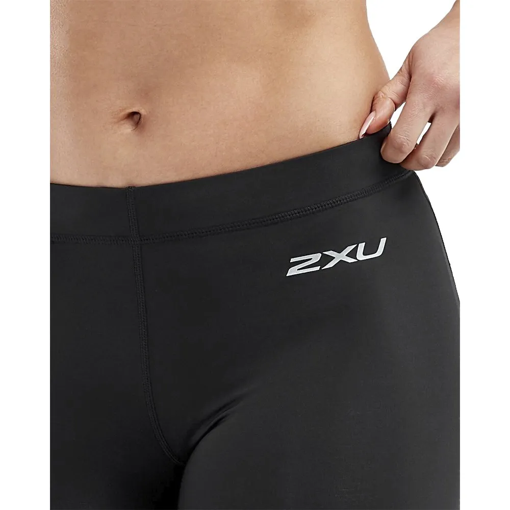 2XU Core Compression Game Day 5´´ Korta Leggings female, Black / silver