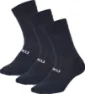 2XU Crew Socks 3 Pack, Black/White