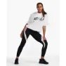 2XU Form Boyfriend T-shirt Med Korta ärmar female, White / hyper coral