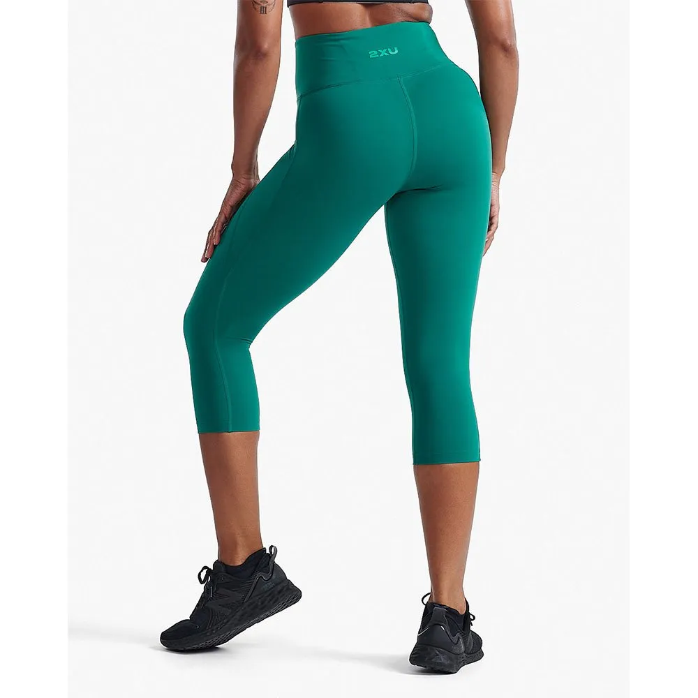 2XU Form Högt Midjade 3/4 Leggings female, Forest green / forest green 2XU Form Högt Midjade 3/4 Leggings female, Forest green / forest green
