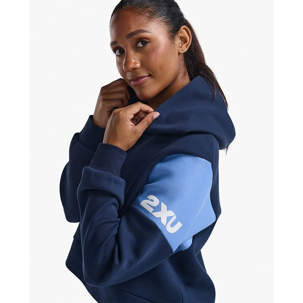 2XU Form Spliced Crop Tröja Med Huva female