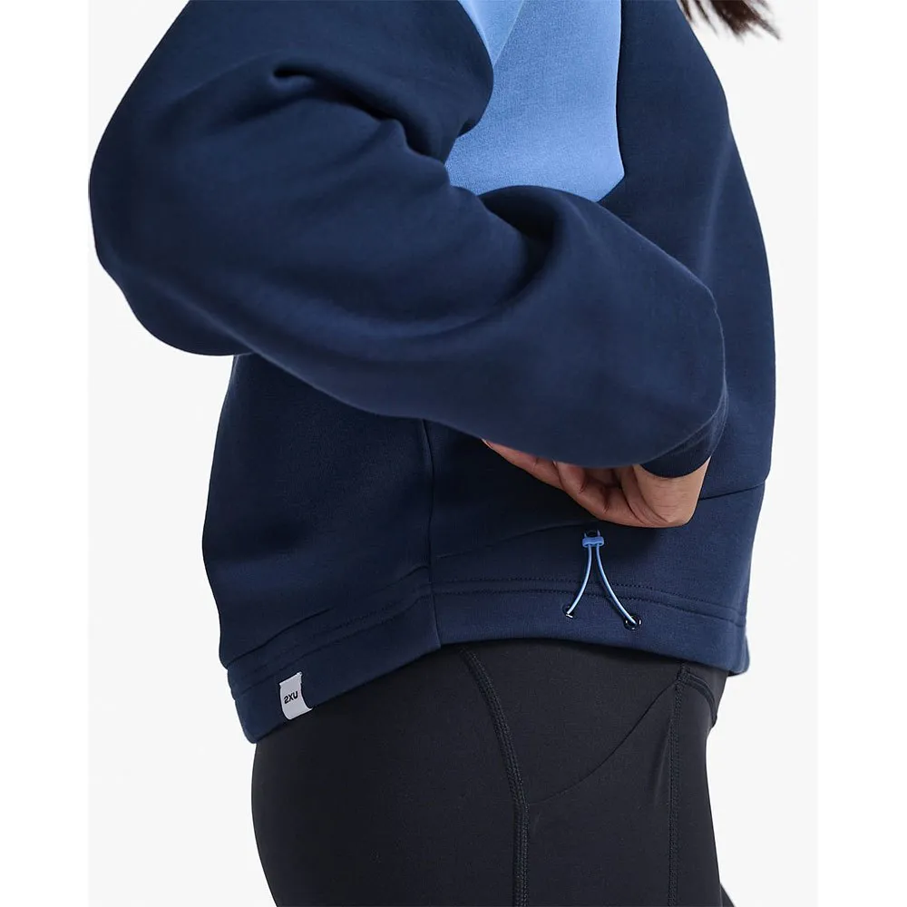 2XU Form Spliced Crop Tröja Med Huva female