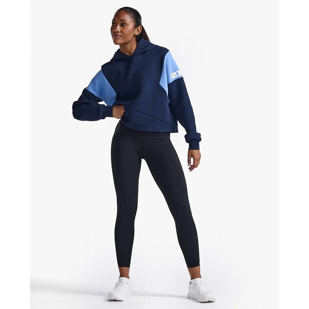 2XU Form Spliced Crop Tröja Med Huva female