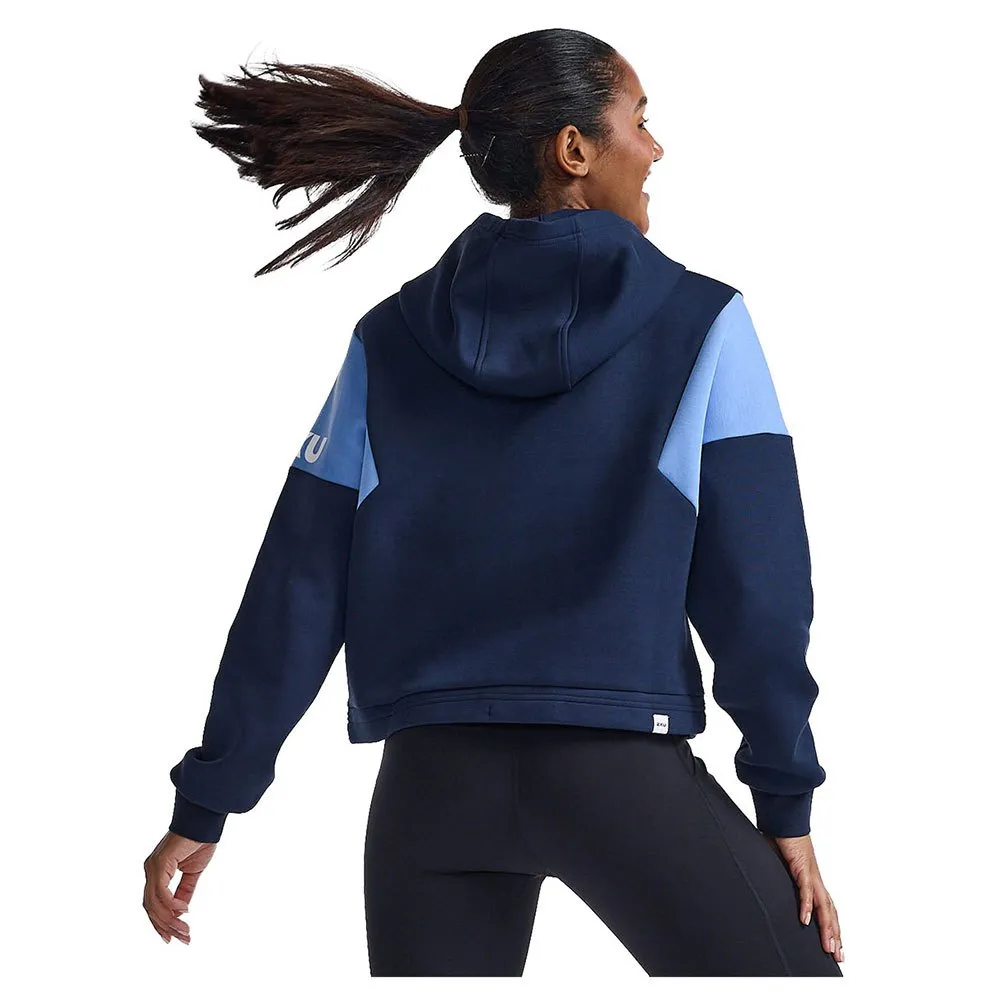 2XU Form Spliced Crop Tröja Med Huva female