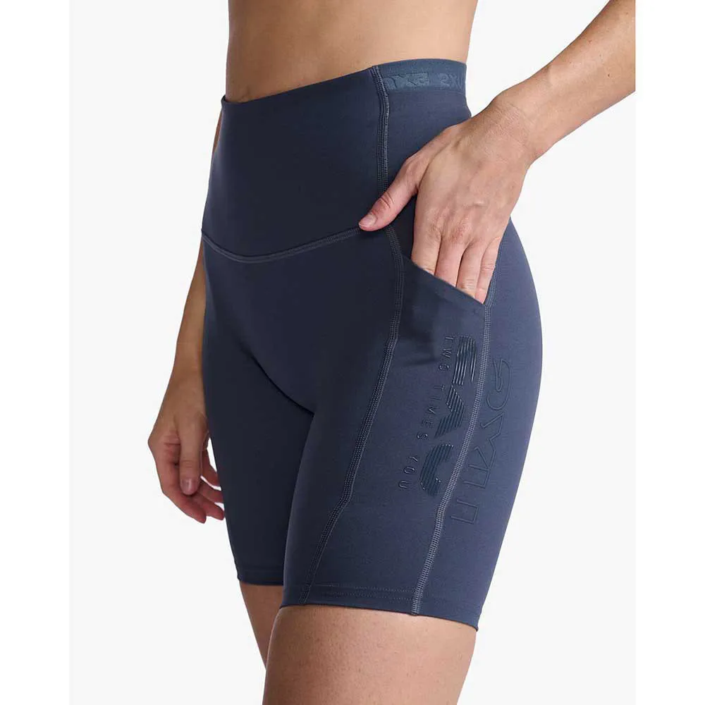 2XU Form Stash Hi-rise Korta Leggings female, India ink / india ink
