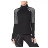 2XU Light Speed Tröja Med Halv Dragkedja female, Black / silver reflective