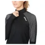 2XU Light Speed Tröja Med Halv Dragkedja female, Black / silver reflective