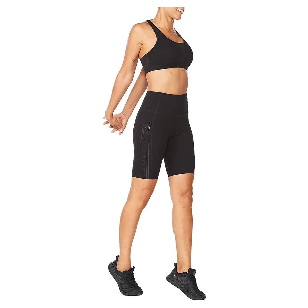 2XU Lineup High Rise Bike Korta Leggings female