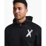 2XU Motion Tröja Med Huva male, Black / white