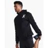 2XU Motion Tröja Med Huva male, Black / white