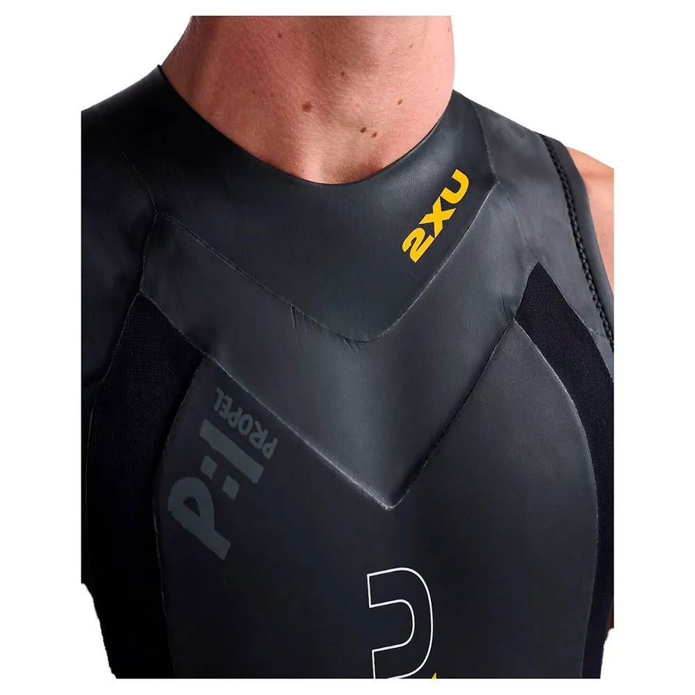 2XU Mw4992c Propel 1 ärmlös Triathlondräkt unisex, Black / ambition, XS 2XU Mw4992c Propel 1 ärmlös Triathlondräkt unisex, Black / ambition, XS