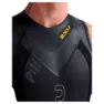 2XU Mw4992c Propel 1 ärmlös Triathlondräkt unisex, Black / ambition, XS