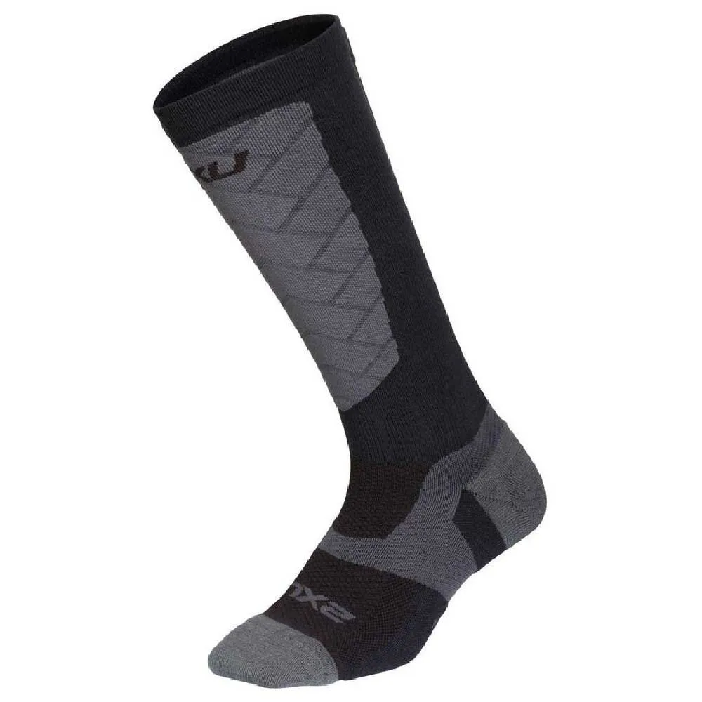 2XU Vectr Alpine Compression 36-40 Cm Långa Strumpor male, Black / titanium