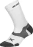 2XU Vectr Cushion Crew Socks, White/grey