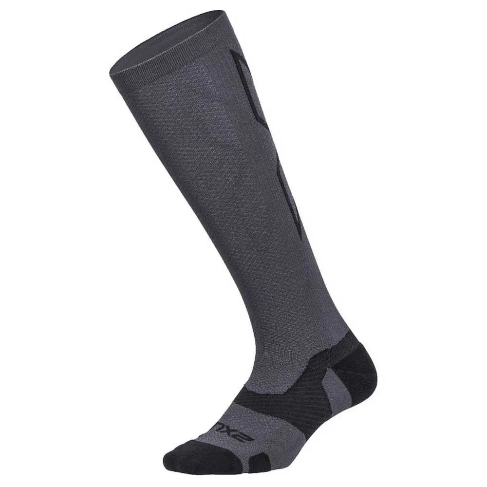 2XU Vectr Light Cushion 32- Långa Strumpor 37 Cm male, Titanium / black