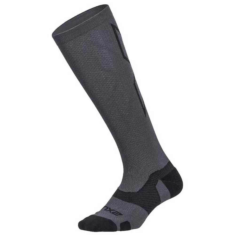2XU Vectr Light Cushion 36- Långa Strumpor 40 Cm male, Titanium / black