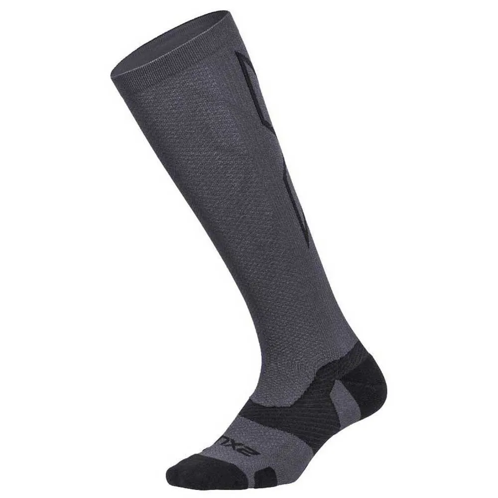 2XU Vectr Light Cushion 43- Långa Strumpor 50 Cm male, Titanium / black 2XU Vectr Light Cushion 43- Långa Strumpor 50 Cm male, Titanium / black