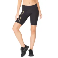 2XU Women's Light Speed Mid-Rise Compression Shorts 2XU Women's Light Speed Mid-Rise Compression Shorts