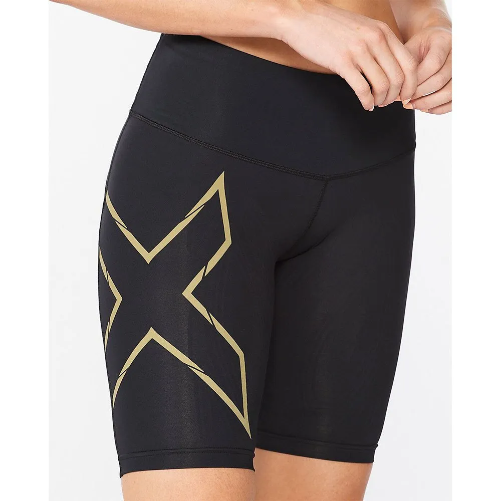 2XU Women's Light Speed Mid-Rise Compression Shorts