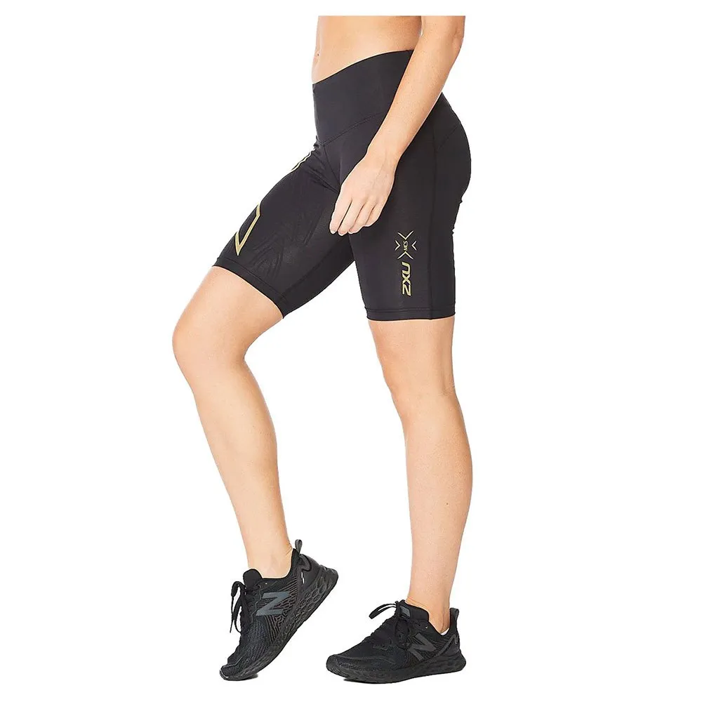 2XU Women's Light Speed Mid-Rise Compression Shorts