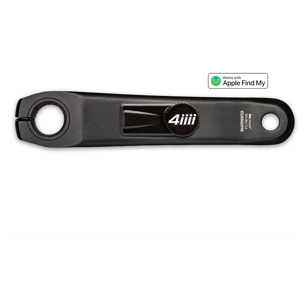 4iiii Precision 3+ Ultegra 8100 Vänster Vevarm Med Effektmätare Refurbished, Black, 172.5mm