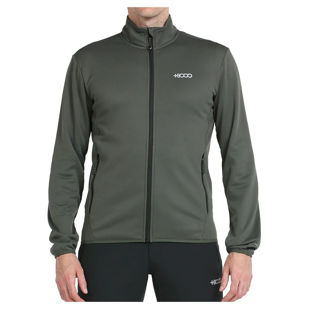 +8000 Arange Sweatshirt Med Dragkedja