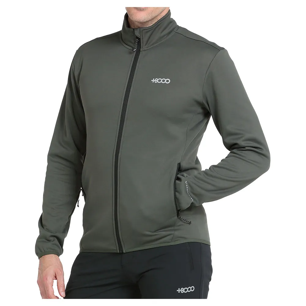 +8000 Arange Sweatshirt Med Dragkedja