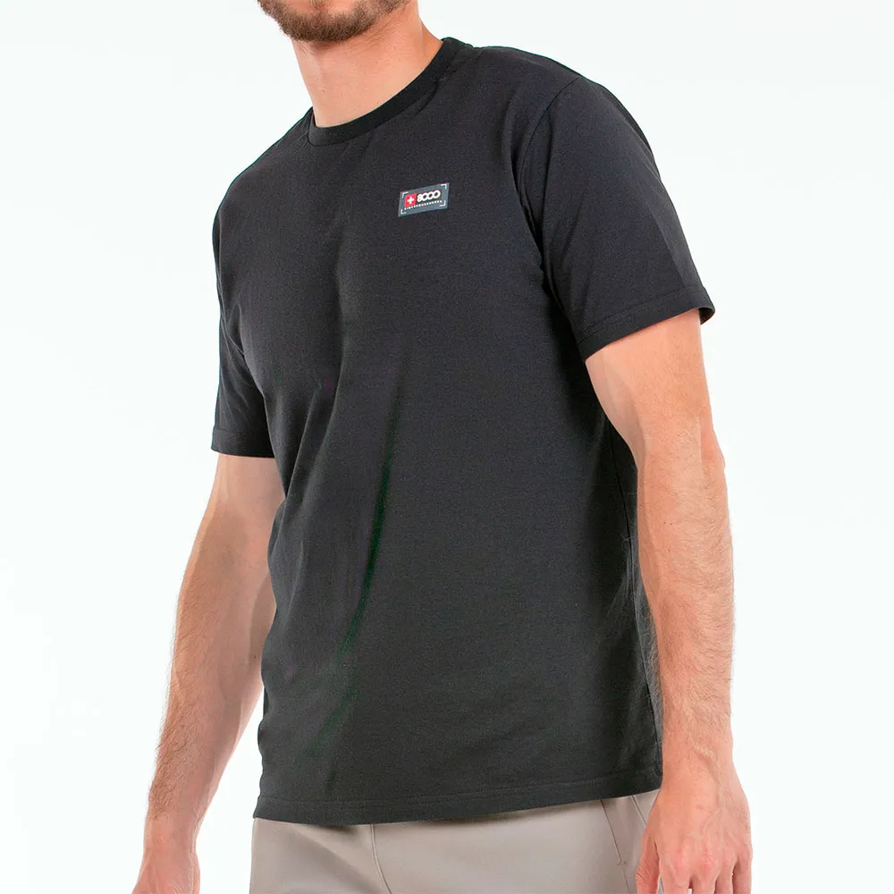 +8000 Aset T-shirt Med Korta ärmar, Black