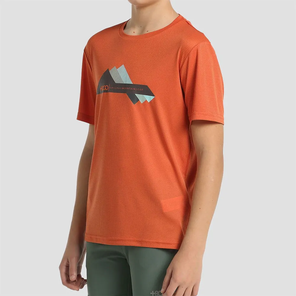 +8000 Hule T-shirt Med Korta ärmar, Brick, 10Y