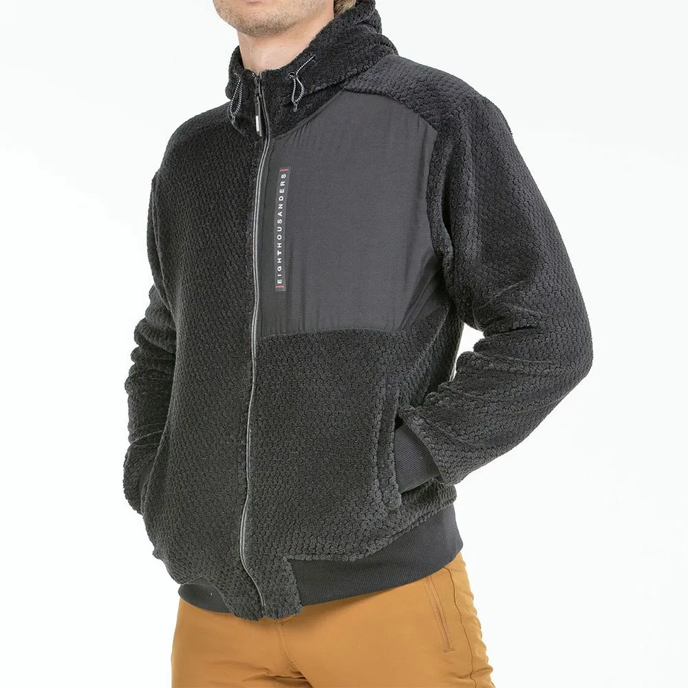 +8000 Zerba Sweatshirt Med Dragkedja, Black