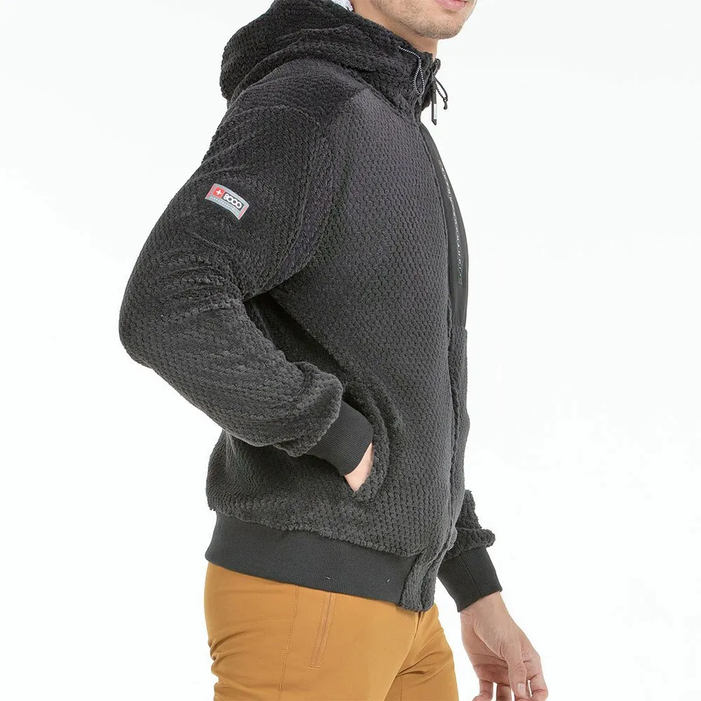 +8000 Zerba Sweatshirt Med Dragkedja, Black