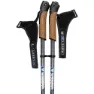 Abbey Nordic Walking Cane Stavar, Silver grey / black / blue, 86-140cm