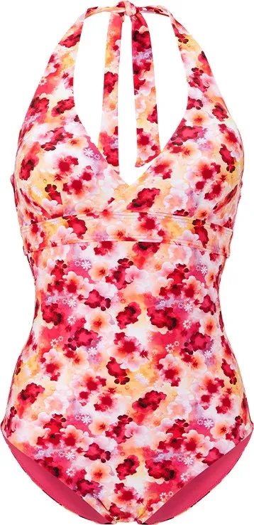 Abecita Women's Haiti Halterneck Swimsuit, Pink, 44DE Abecita Women's Haiti Halterneck Swimsuit, Pink, 44DE