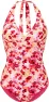 Abecita Women's Haiti Halterneck Swimsuit, Pink, 44DE