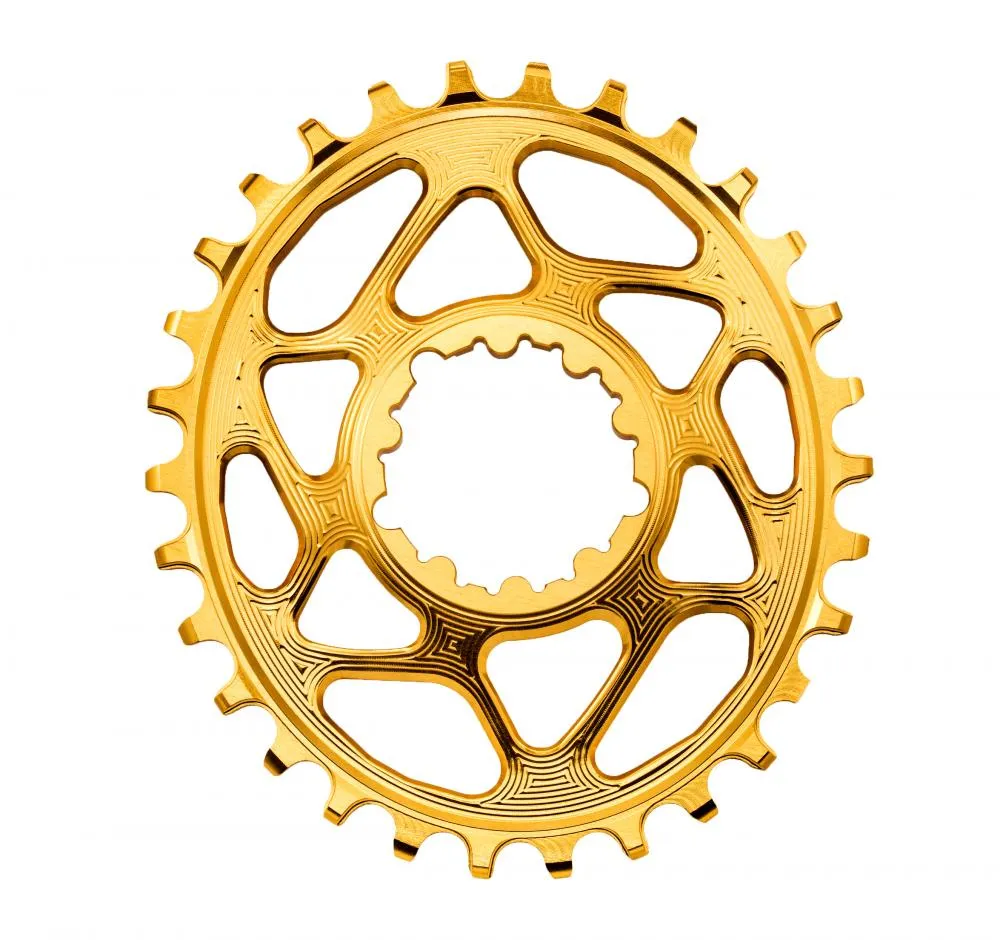 absoluteBLACK Absolute Black Drev 30T direkt montering Oval SRAM GXP, Guld