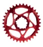 absoluteBLACK Absolute Black Drev 34T Direkt montering SRAM GXP/BB30/DUB, Röd