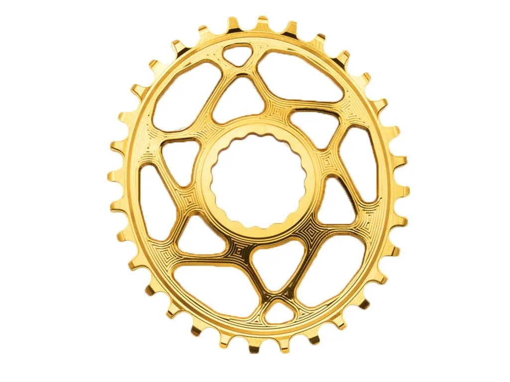 absoluteBLACK Absolute Black RaceFace Oval Drev 30T, Guld absoluteBLACK Absolute Black RaceFace Oval Drev 30T, Guld