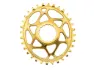 absoluteBLACK Absolute Black RaceFace Oval Drev 30T, Guld