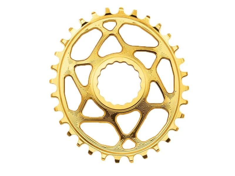 absoluteBLACK Oval 36T drev till direkt montering (Raceface) mm offset, Guld