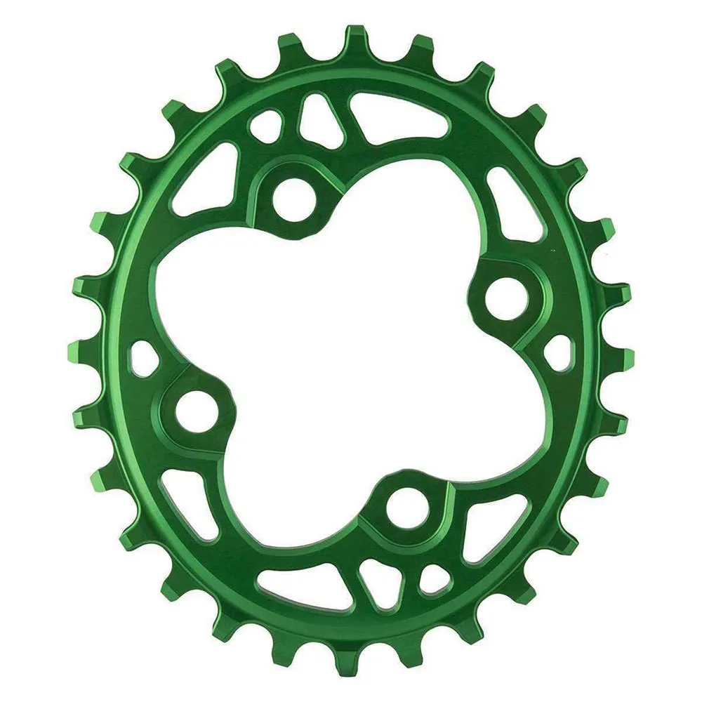 absoluteBLACK Oval 64 Bcd Kedjehjul, Green, 28t absoluteBLACK Oval 64 Bcd Kedjehjul, Green, 28t