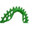 absoluteBLACK Oval 64 Bcd Kedjehjul, Green, 28t