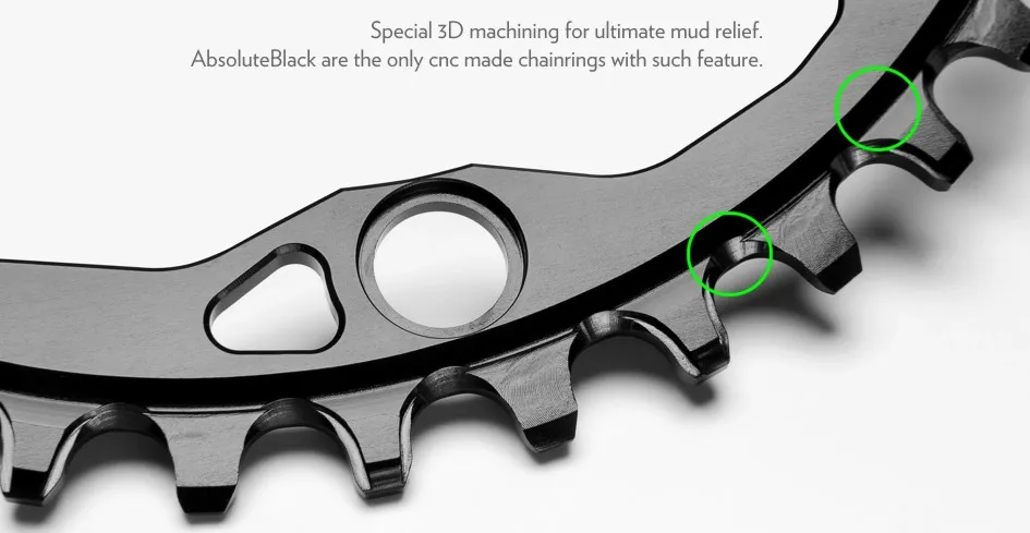 absoluteBLACK Sram DM Oval Drev absoluteBLACK Sram DM Oval Drev